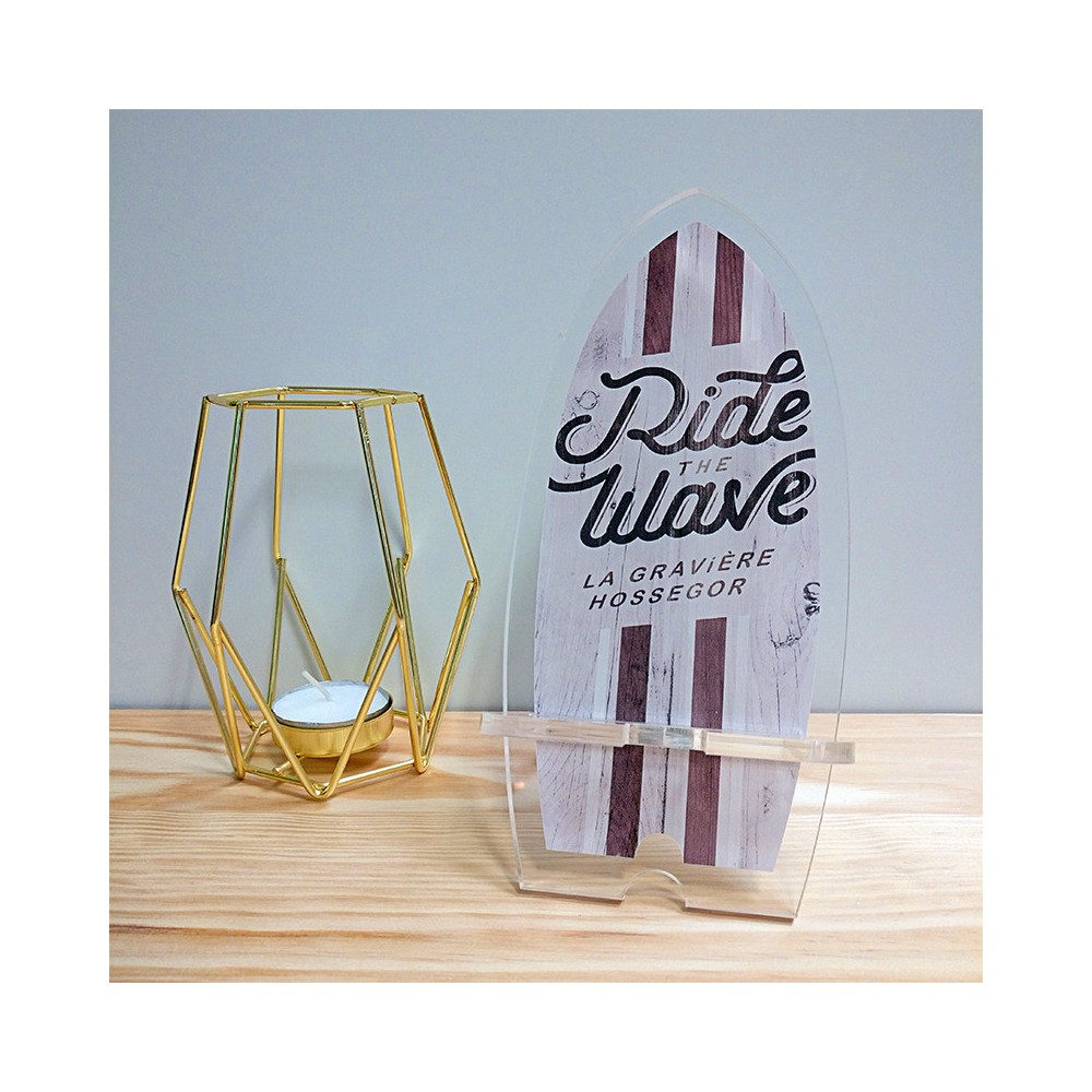 Surf Ride the Wave Hossegor – Support de Téléphone Plexiglas
