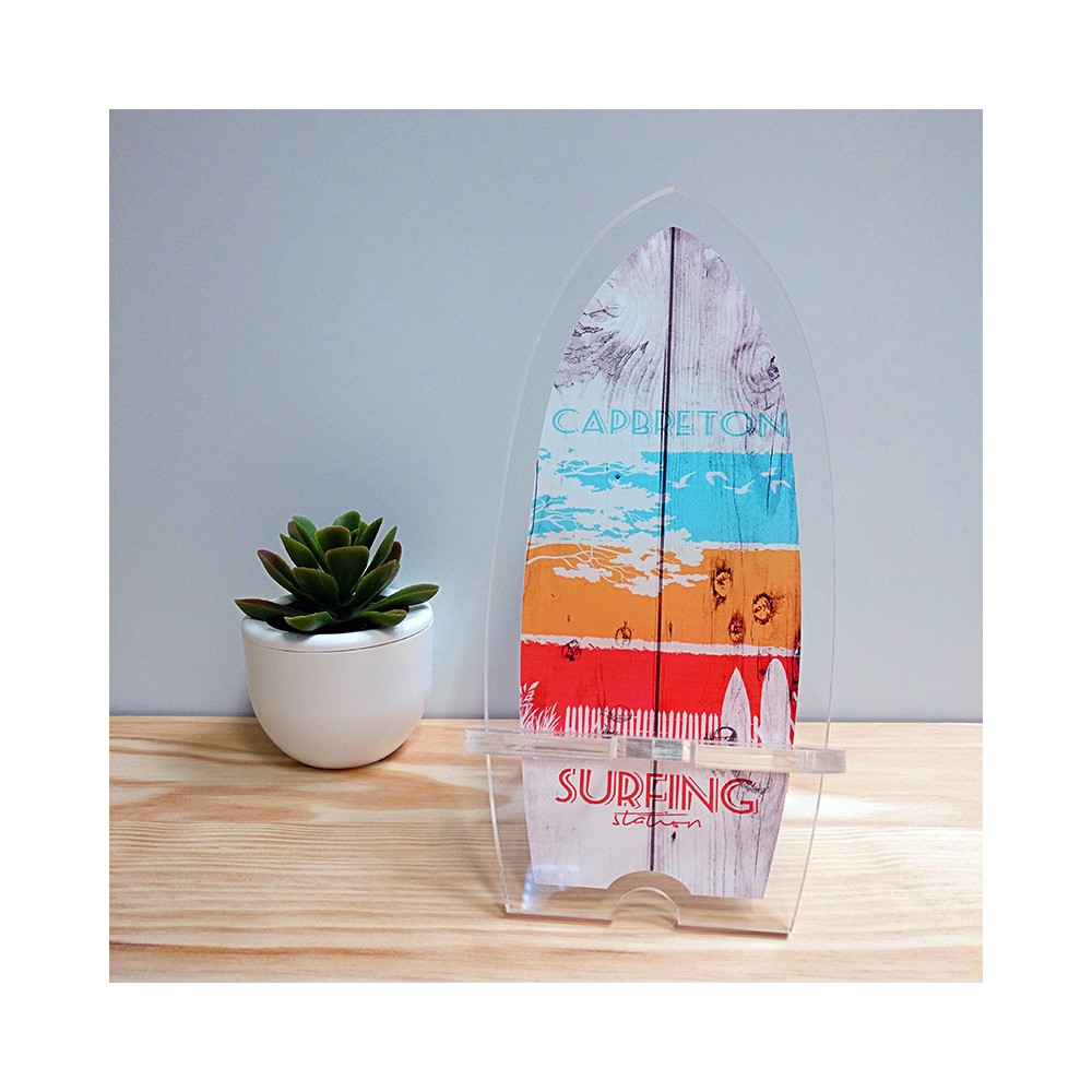 Surf Capbreton Surfing – Support de Téléphone Plexiglas