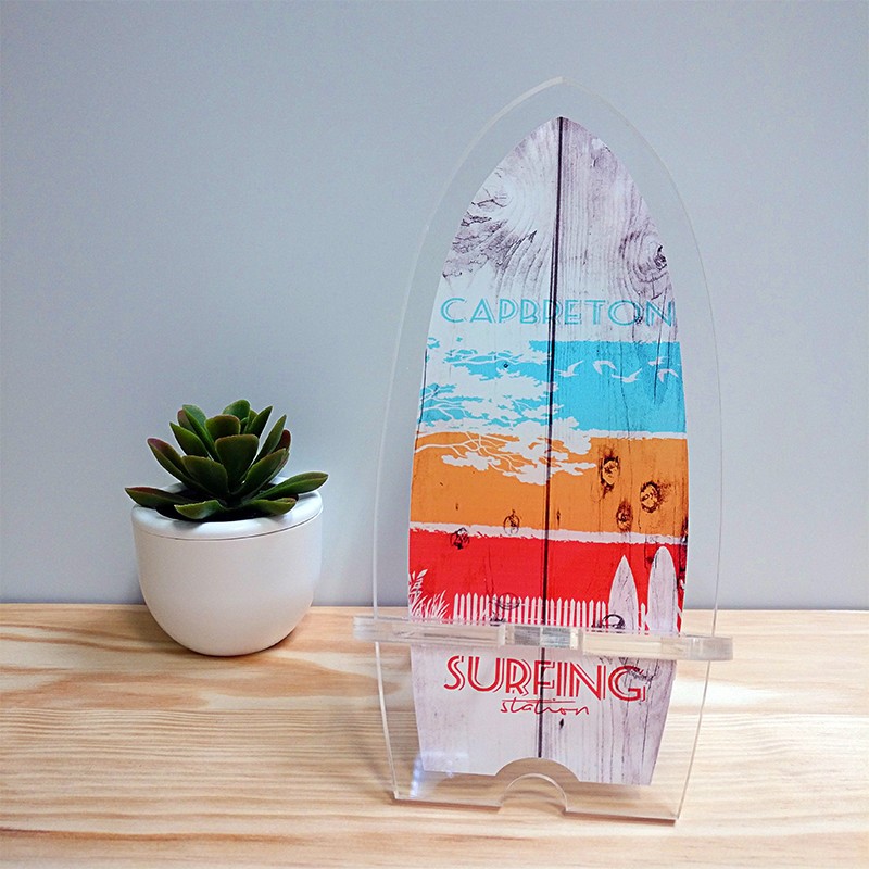 Surf Capbreton Surfing – Support de Téléphone Plexiglas