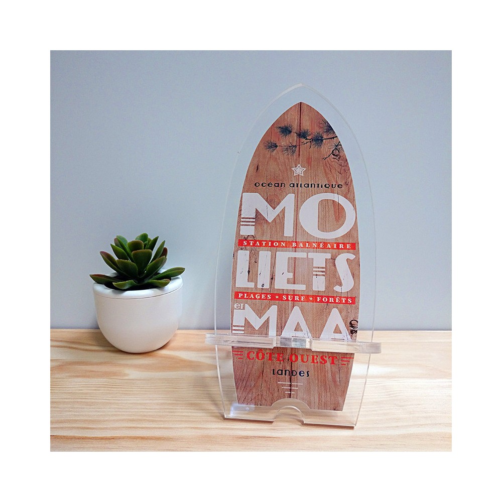 Surf Moliets & Maa Station – Support de Téléphone Plexiglas