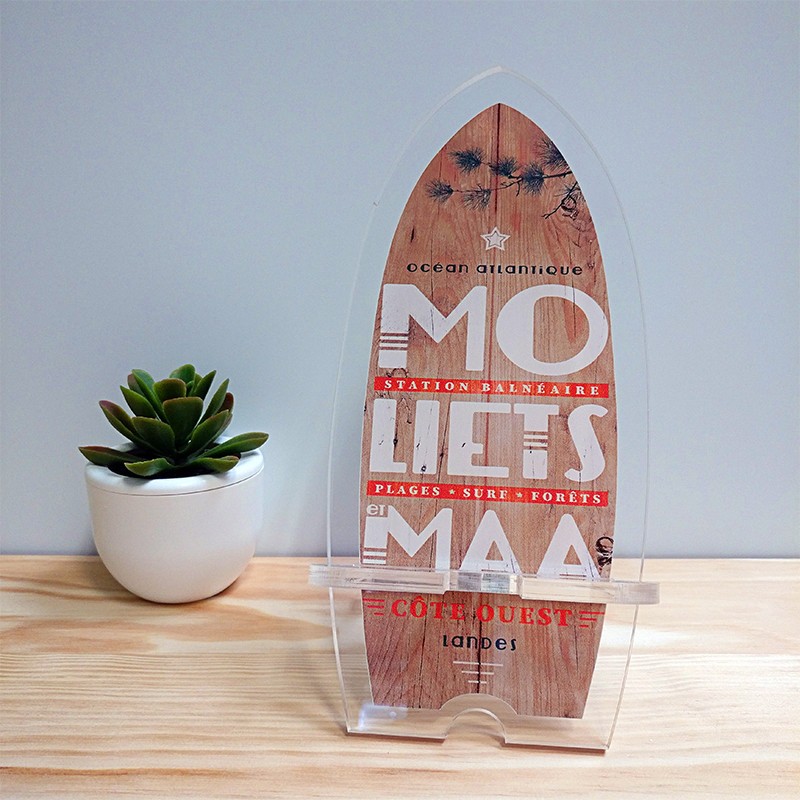 Surf Moliets & Maa Station – Support de Téléphone Plexiglas
