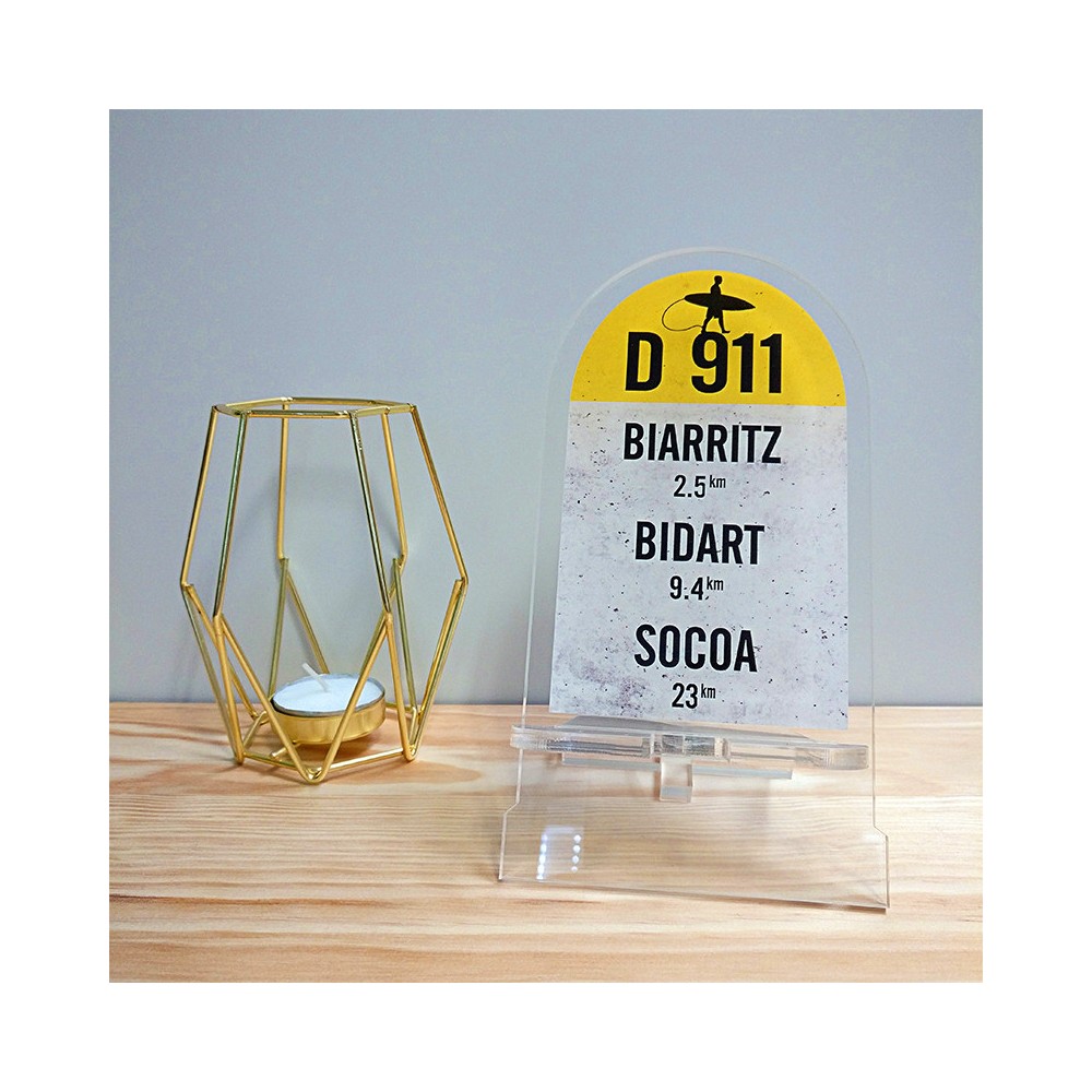 Borne Pays Basque D911 – Support de Téléphone Plexiglas