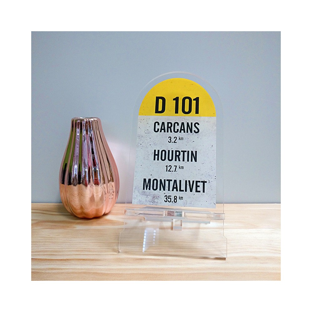 Borne Gironde D101 – Support de Téléphone Plexiglas