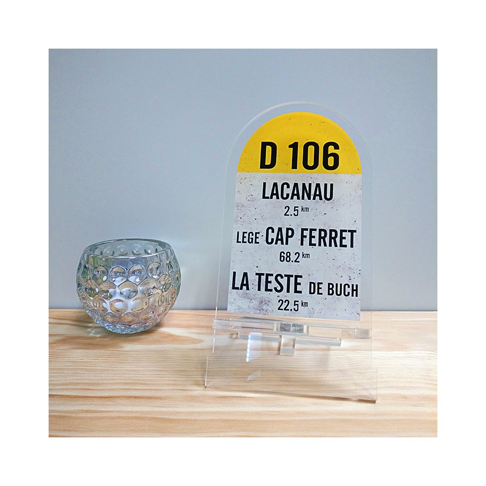 Borne Gironde D106 – Support de Téléphone Plexiglas