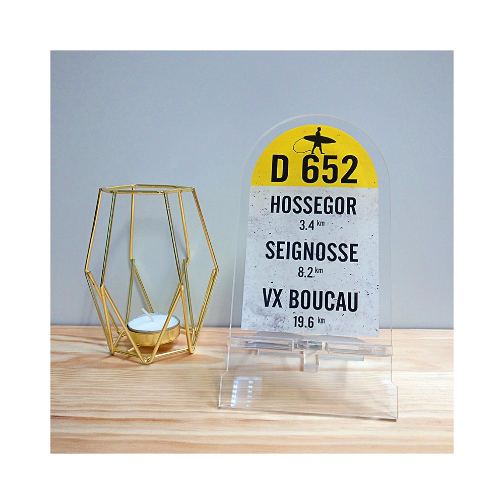 Borne Landes D652 – Support de Téléphone Plexiglas