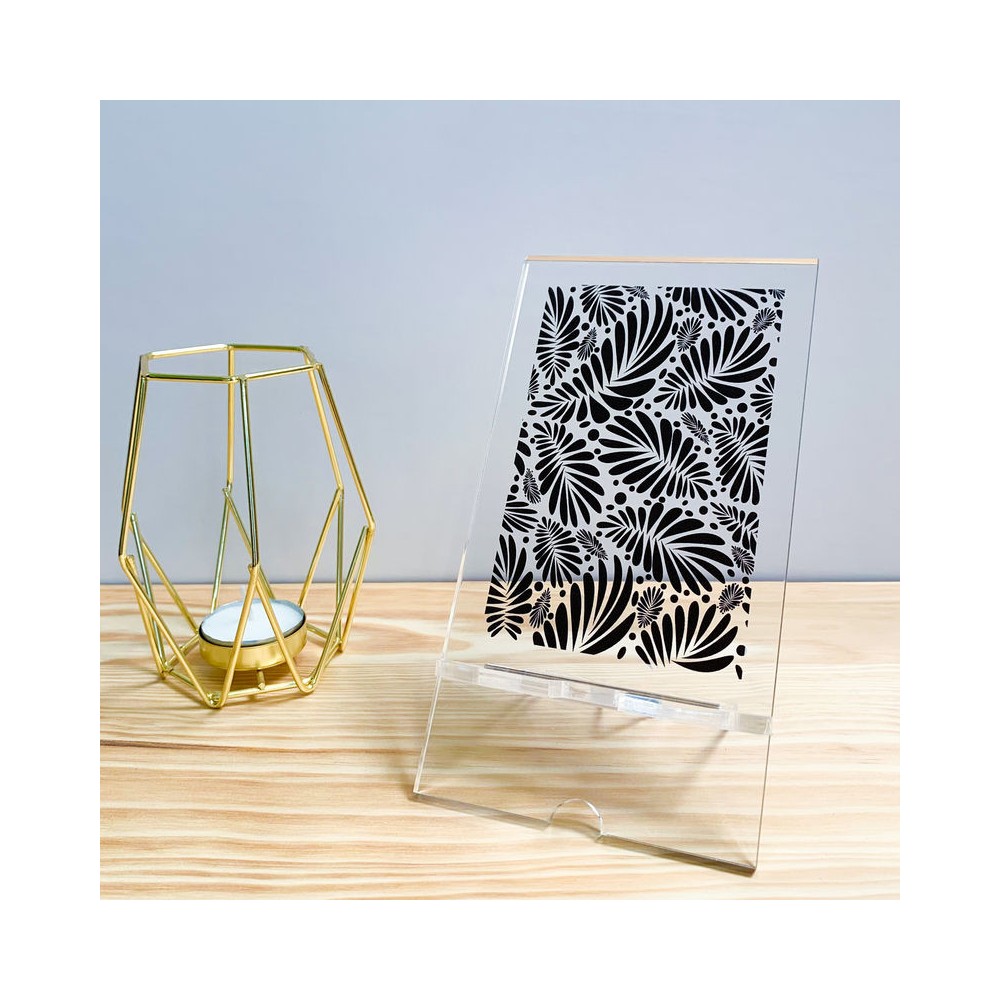 Support de Téléphone Plexiglas – Floral