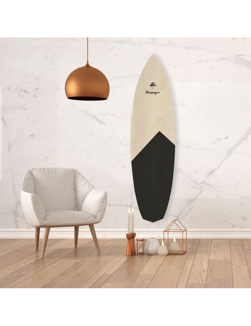 Planche De Surf Décorative En Bois Sculpté Motif Tortues - 50 Cm, Décoration Murale Thème Bord De Mer