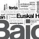 tableau toile mots basques et français