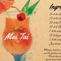 tableau-toile-cocktail-illustration-aquarelle-mai-tai-recette