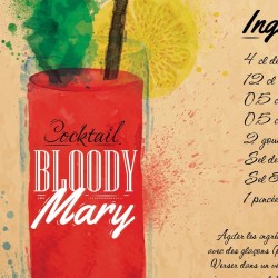 tableau-toile-cocktail-illustration-aquarelle-bloody-mary-recette