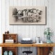 Tableau Toile Esquisse Mont de Marsan