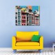 tableau-toile-bayonne-maisons-popart