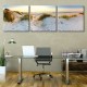 tableau-triptyque-toile-sunset-sur-littoral-atlantique
