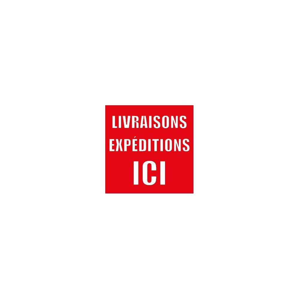Sticker Livraisons Expéditions - Marquage au Sol