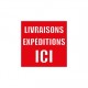 Sticker Livraisons Expéditions - Marquage au Sol