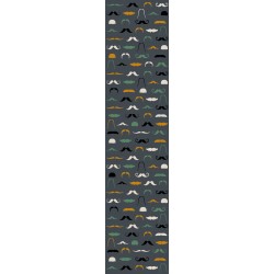 Papier Peint Motifs Moustaches Vintages