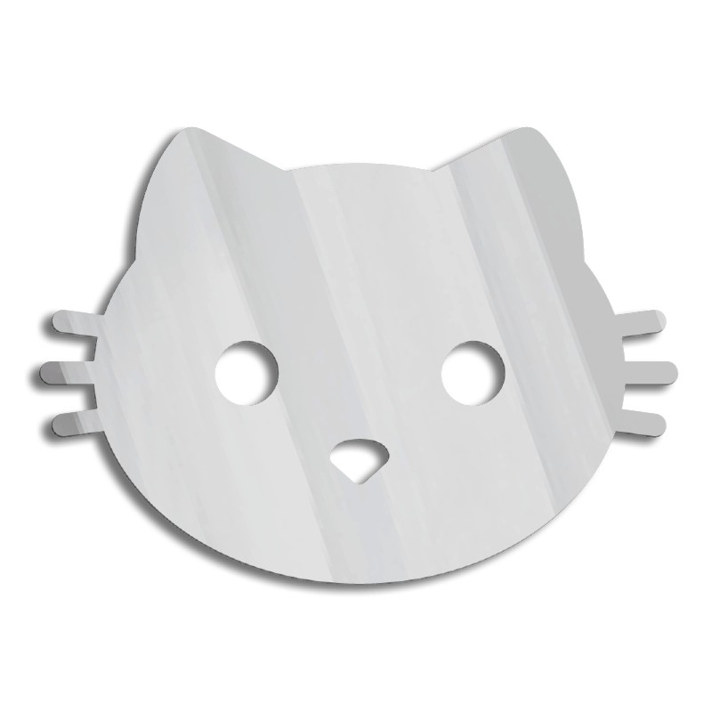 Miroir Déco Chaton Kawaii Décoration Murale