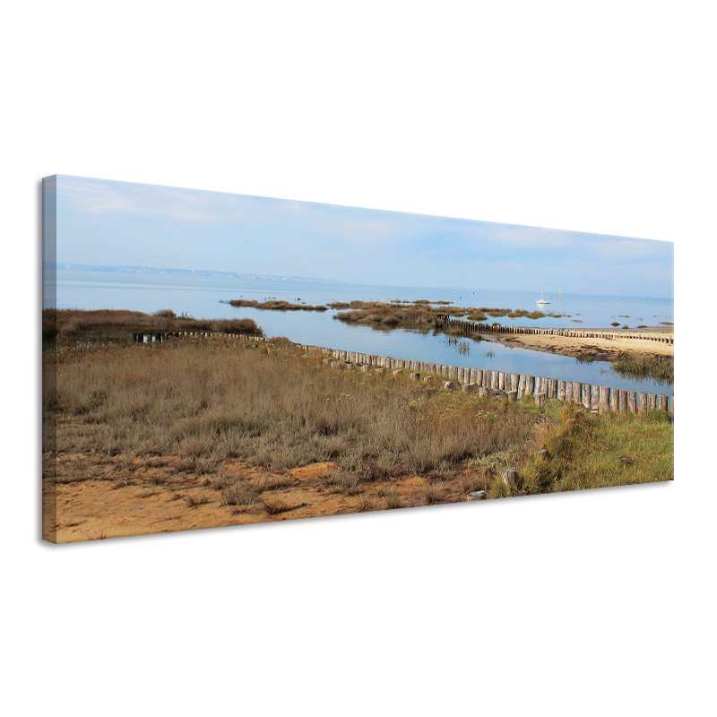 Tableau Toile Panoramique Paysage Bassin d'Arcachon