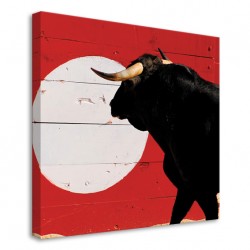 Toile Corrida Taureau et Talanquère