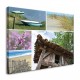 Tableau Toile Mosaïque Paysage Landais